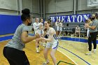 WBBall vs MIT  Wheaton College Women’s Basketball lace up for game vs MIT dedicated to “Go 4 the Goal” to eliminate Pediatric Cancer. - Photo By: KEITH NORDSTROM : Wheaton, Basketball